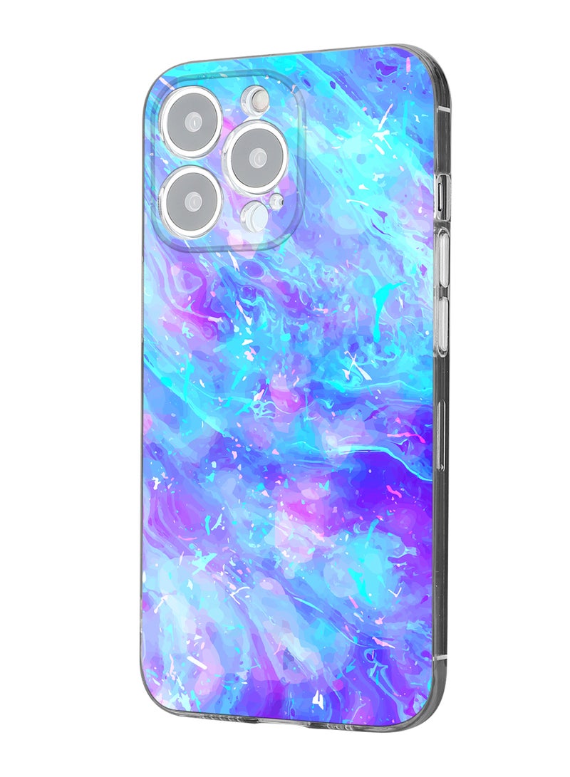 MOBILIUS for iPhone 14 Pro Max Case, Shockproof Protective Phone Case Cover for iPhone 14 Pro Max, with Cosmic abstraction Pattern - Image 1