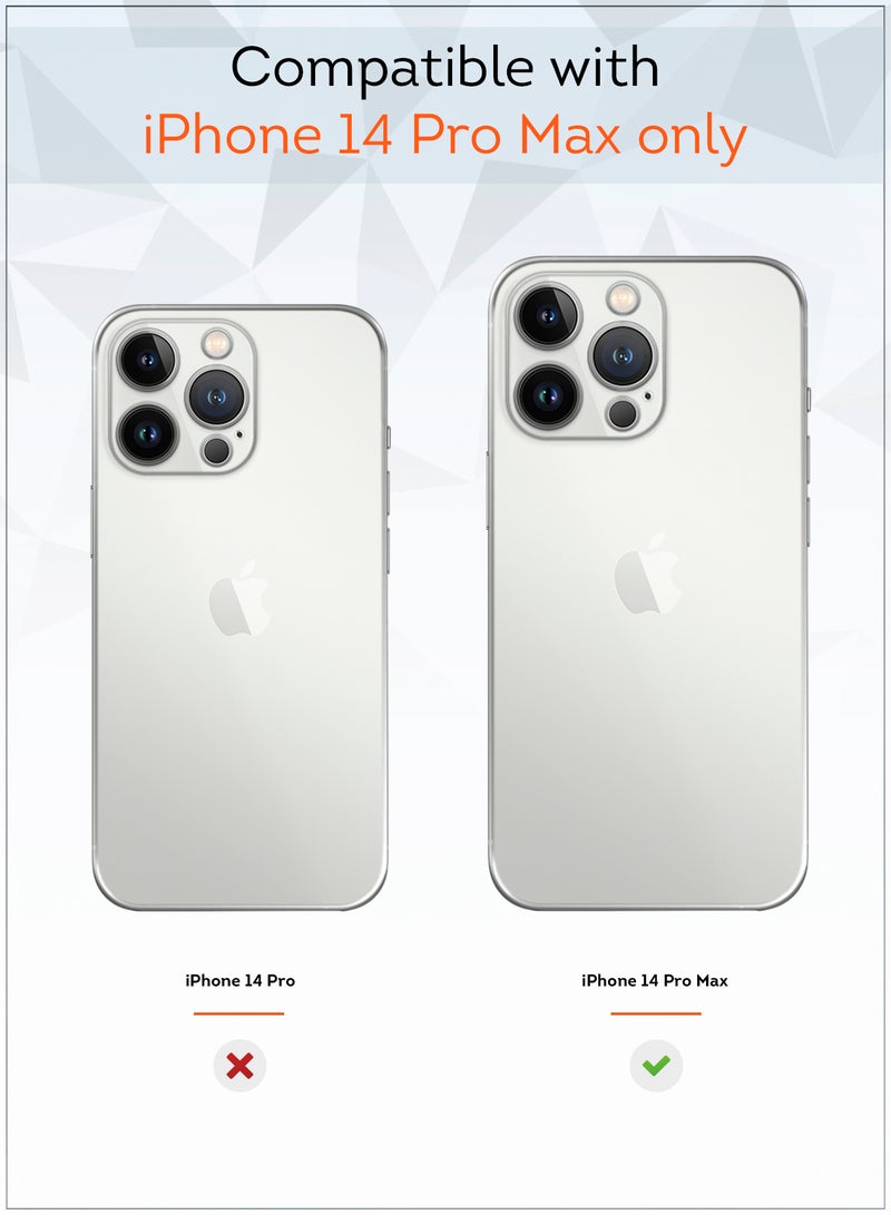 MOBILIUS for iPhone 14 Pro Max Case, Shockproof Protective Phone Case Cover for iPhone 14 Pro Max, with Cosmic abstraction Pattern - Image 5