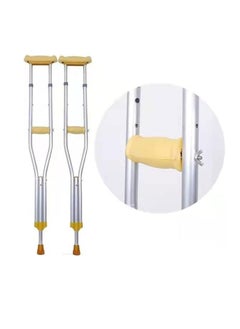 STARMED Adjustable Height Underarm Crutches, Aluminium, Double  - Image 2