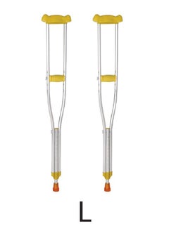 STARMED Adjustable Height Underarm Crutches, Aluminium, Double  - Image 1