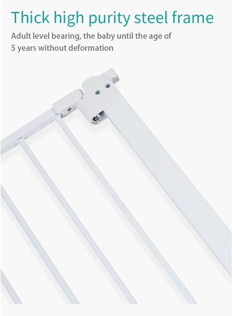 VUCATIN قابلة للتعديل 75-84CM بوابة سلامة الطفل + 20 سم التمديد للدرج والبوابات ، حاجز الأمن الدليل على الطفل ، سياج عزل القط للكلب الأليف للمنزل - Image 5