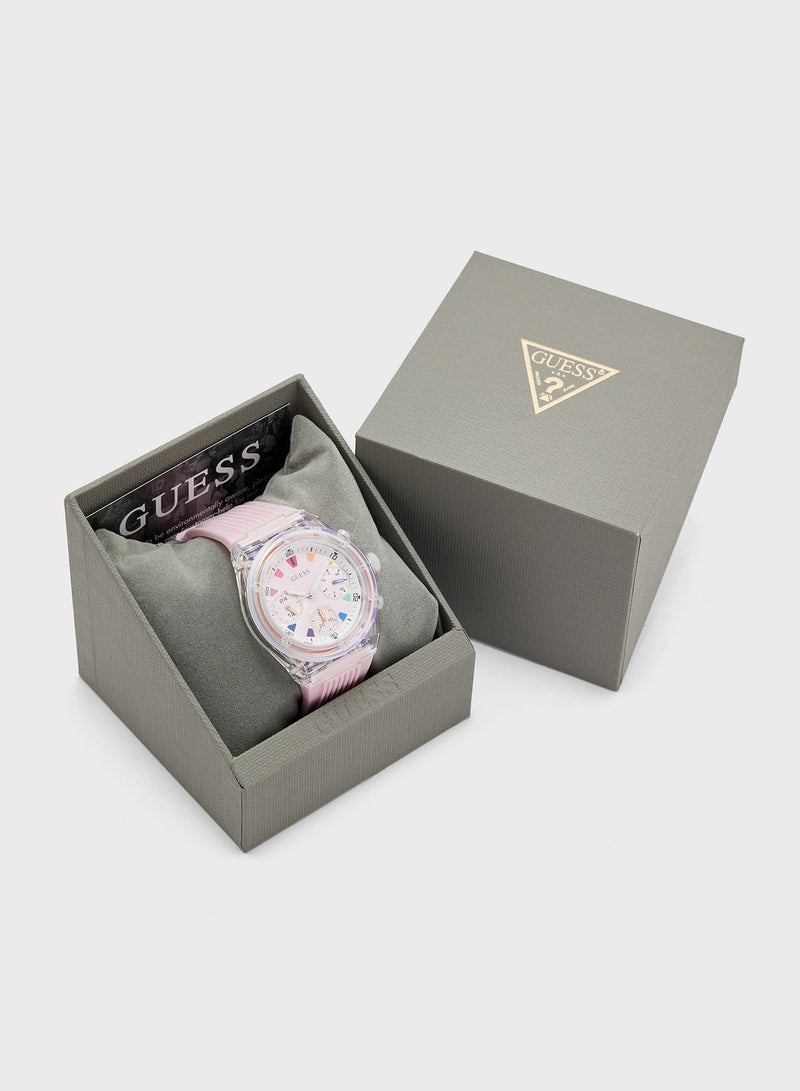 GUESS Athena Nylon Strap Analog Watch - Image 5