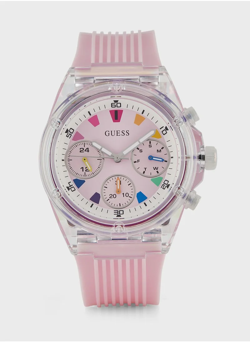 GUESS Athena Nylon Strap Analog Watch