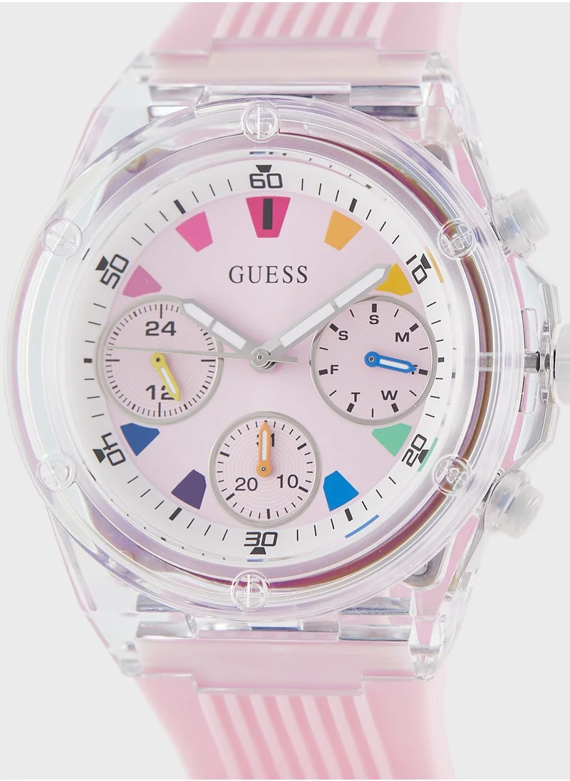 GUESS Athena Nylon Strap Analog Watch