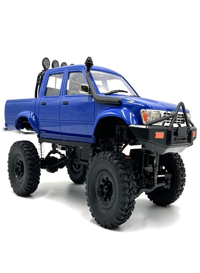 Dodoore RC Rock Crawler WPL C64-1 RC Truck, 1:16 Scale 2.4GHz Remote Control Truck, 4WD All Terrain Off-Road RC Crawler with LED Lights and 2 Rechargeble Batteries for Adults (Blue) - Image 5
