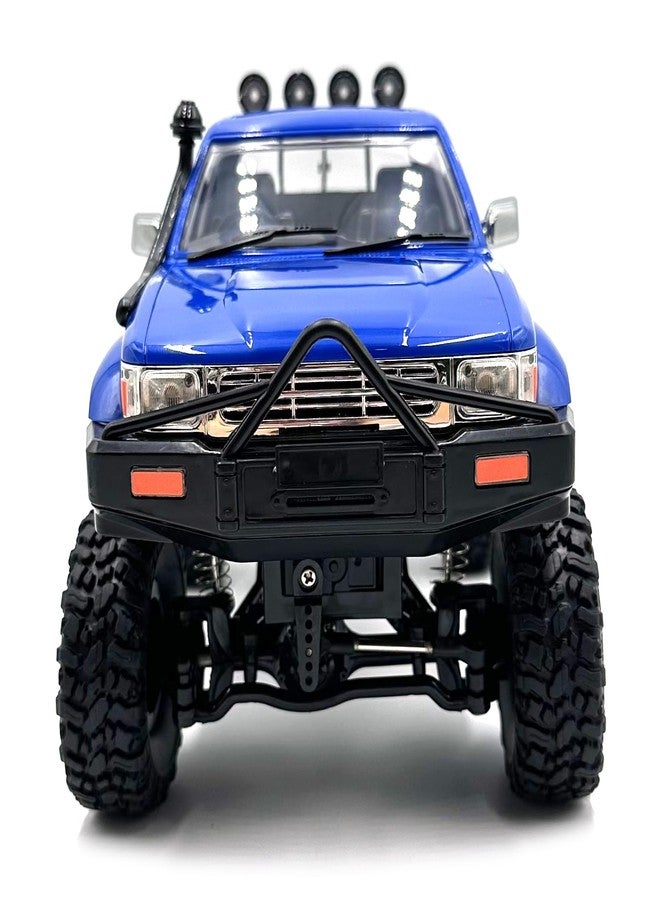 Dodoore RC Rock Crawler WPL C64-1 RC Truck, 1:16 Scale 2.4GHz Remote Control Truck, 4WD All Terrain Off-Road RC Crawler with LED Lights and 2 Rechargeble Batteries for Adults (Blue) - Image 4