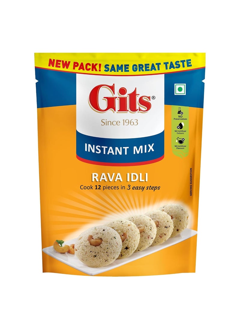 Gits Rice Idli Instant Mix, Pure Veg, 1500g (Pack of 3 x 500g) - Image 3