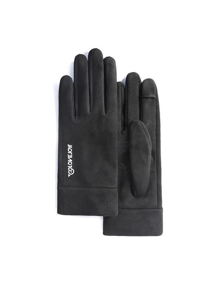 Golovejoy Outdoor Riding Touch Screen Plush Cold Proof And Wind Proof Gloves 