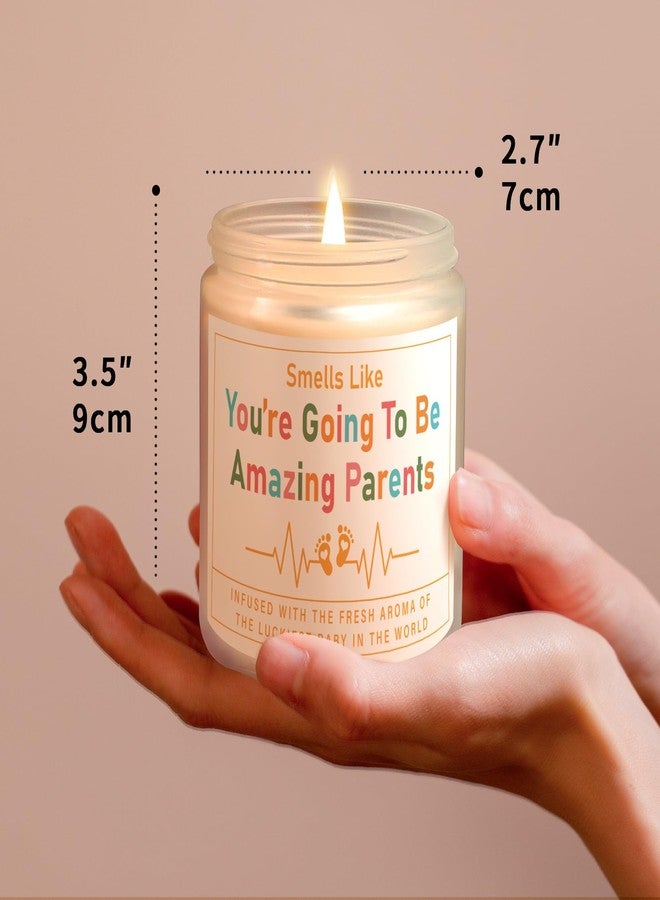 AceThrills Gender Reveal Gifts, New Parents Gift for Couples, Pregnancy Gifts for First Time New Mom Dad Gift - Lavender Scented Candle - Image 5