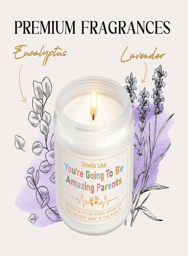 AceThrills Gender Reveal Gifts, New Parents Gift for Couples, Pregnancy Gifts for First Time New Mom Dad Gift - Lavender Scented Candle - Image 3