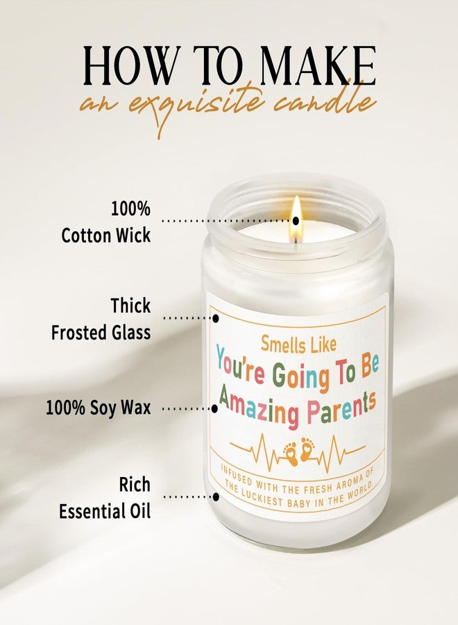 AceThrills Gender Reveal Gifts, New Parents Gift for Couples, Pregnancy Gifts for First Time New Mom Dad Gift - Lavender Scented Candle - Image 4
