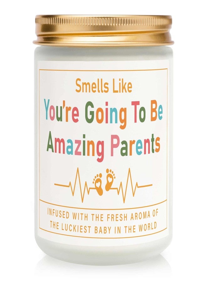 AceThrills Gender Reveal Gifts, New Parents Gift for Couples, Pregnancy Gifts for First Time New Mom Dad Gift - Lavender Scented Candle - Image 1