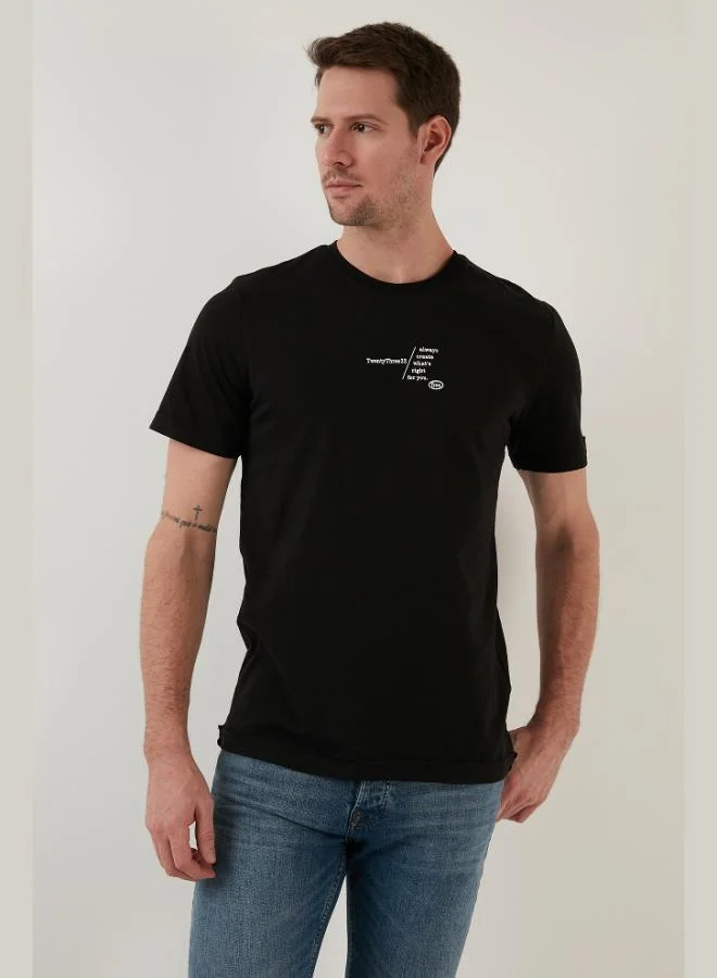 Buratti Buratti 100% Cotton Regular Fit Crew Neck T Shirt Men's T SHIRT 5902623