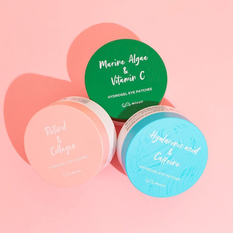 misoli Marine Algae & Vitamin C Hydrogel Eye Patches - Image 4