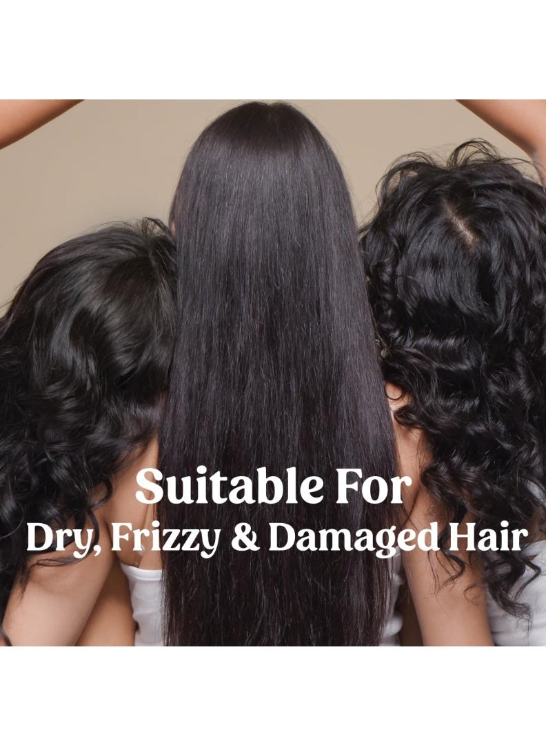 vilvah STORE Vilvah Goat Milk Shampoo 250ml& Cream Conditioner 250ml | Balances Scalp pH, Reduces Frizz & Dryness | Sulfate, Paraben & Silicone Free | For All Hair Types, Men & Women - Image 2