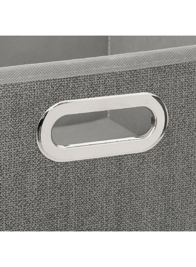 Five Simply Smart Polypropylene and Metal Foldable Storage Box Heather Grey 31 x 15 cm 138886C - Image 2