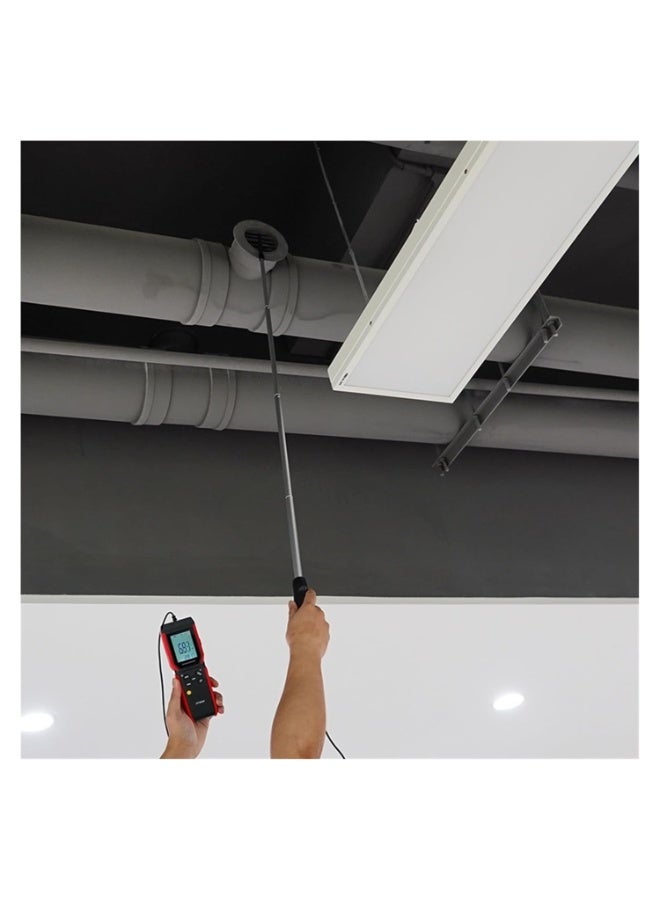 UNI-T Hot Wire Anemometer UT362H Split Design Wind Meter Velocity Volume Temperature Measurement - Image 2