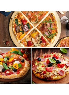 Generic Aluminum Pizza Peel Foldable Wood Handle Tilt Cutter Pizza Spatula for Baking Pizza Peel Paddle Shovel Kitchen Tool  - Image 5