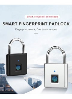 Smart Keyless Biometric Padlocks Fingerprint Lock Type-C Charge Gym Sports School Employee Locker Fence Suitcase Bicycle - pzsku/Z0F1337258EF3CD3DB97EZ/45/_/1704525161/1b5b3024-749c-4f96-8fd2-6686121fbf29