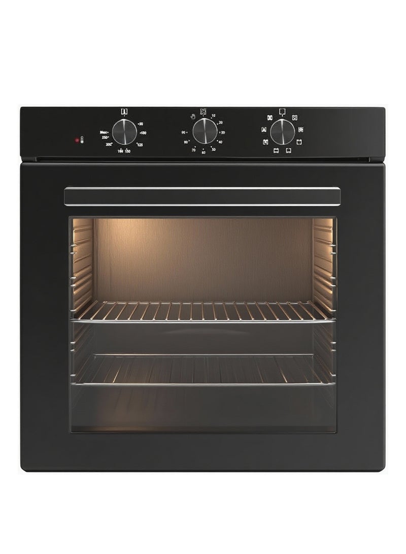 Kumtel Turkish built-in electric oven, size 60*60 cm, power 1600 watts, 56 liters, 8+1 programs, black B66-SF2E - Image 3