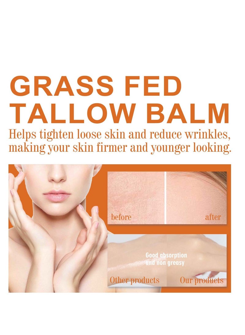 إيلهو مرطب بلسم عسل الشحم - 50 جرام لوشن للجسم للبشرة الجافة ، ترطيب عميق وتغذية ، كريم طبيعي لشد الجسم للعناية ببشرة الجسم بالكامل ، مناسب لجميع أنواع البشرة - Image 3