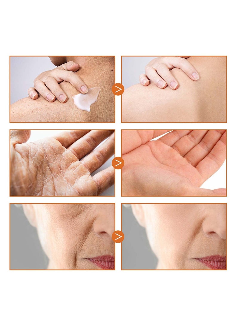 إيلهو مرطب بلسم عسل الشحم - 50 جرام لوشن للجسم للبشرة الجافة ، ترطيب عميق وتغذية ، كريم طبيعي لشد الجسم للعناية ببشرة الجسم بالكامل ، مناسب لجميع أنواع البشرة - Image 5