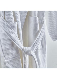 لوكس رداء حمام قطن تيري وافل XXL  - Image 4
