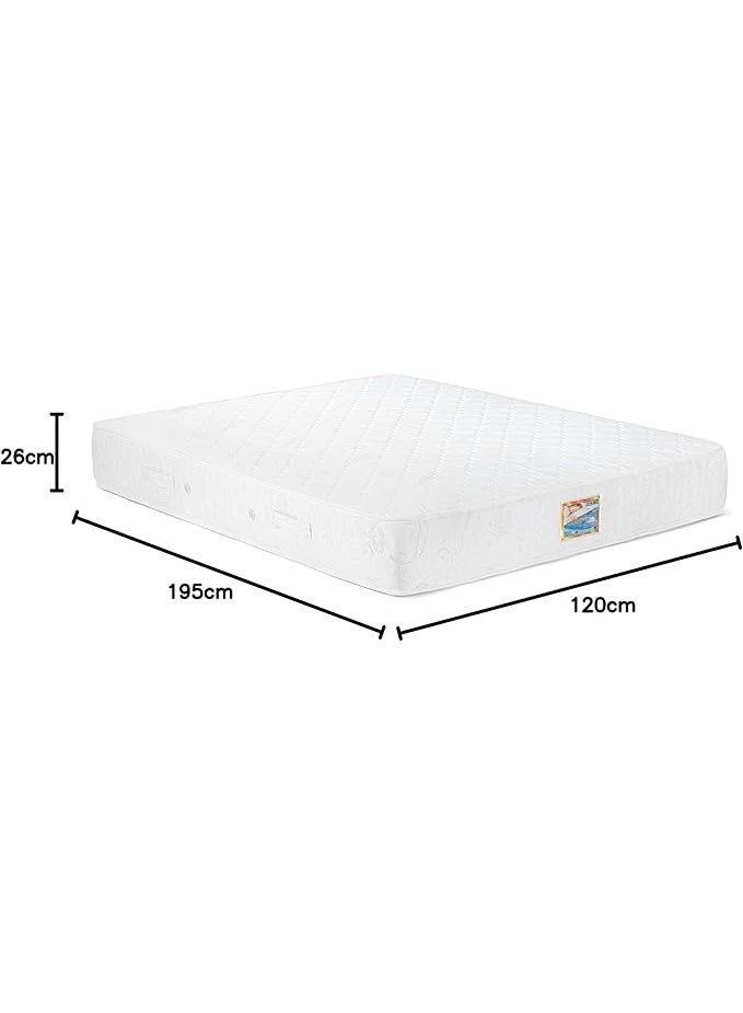 Golden Orthopedic Spring Mattress, High-Density Foam for Superior Spinal Support and Durability, Premium Fabric Cover - Image 4