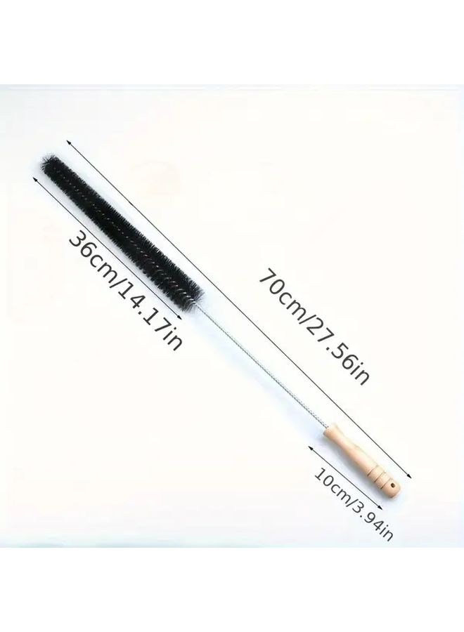 Radiator Cleaning Brush Set 2pcs Wooden Handle Flexible Thin Long - Image 4