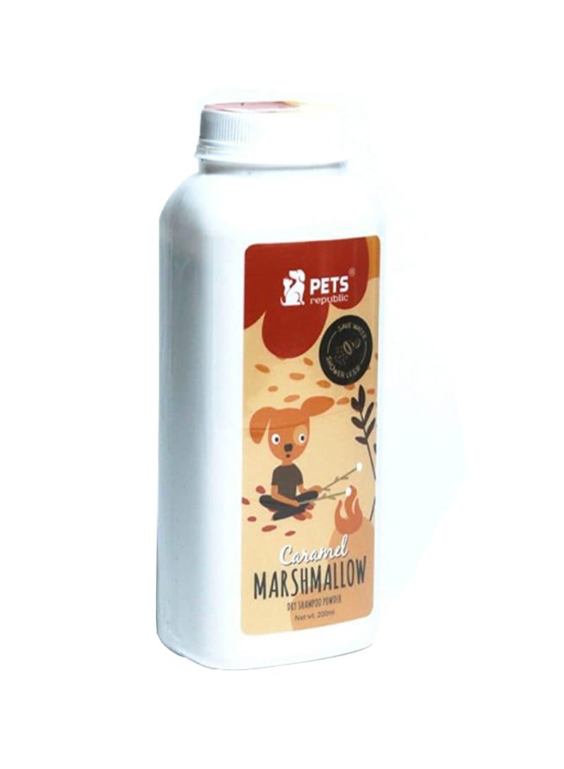 Dry Powder Shampoo For Pets Hair And Skin Marshmallow Scent