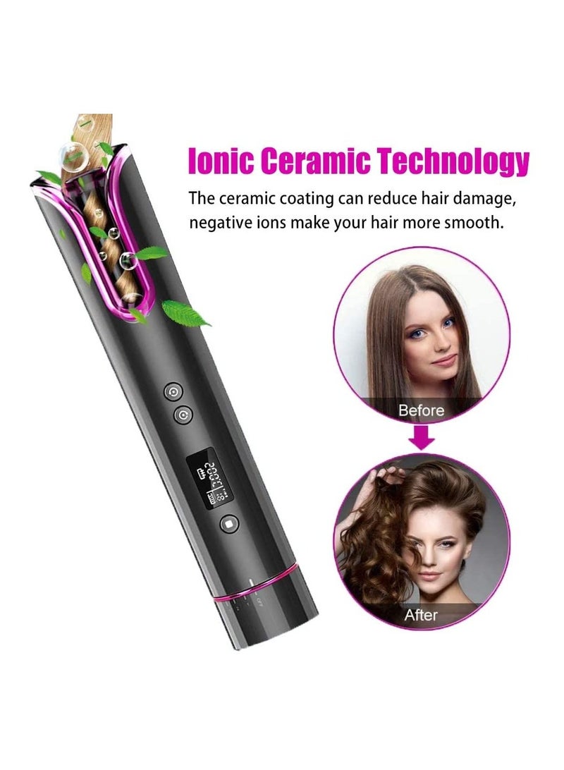Automatic Hair Curler USB Cordless Wireless Auto Ceramic Curling Iron Hair Waver T Waves Iron Curling Wand Air Curler - Image 5