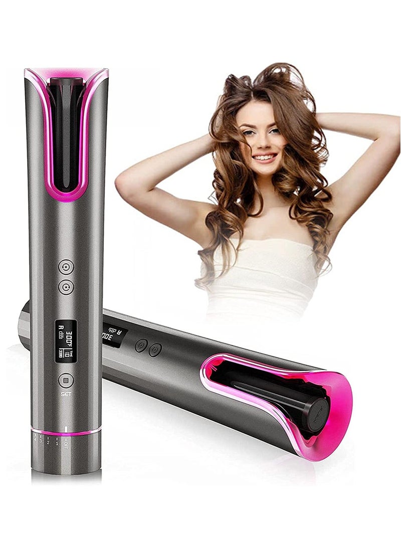 Automatic Hair Curler USB Cordless Wireless Auto Ceramic Curling Iron Hair Waver T Waves Iron Curling Wand Air Curler - Image 4