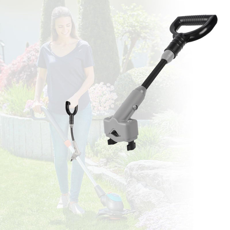 Phoncoo Universal Snow Shovel Handle, Back Saver Handle Attachment for Snow Shovel, Ergonomic Elasticity Handle Extension Universal Fit for Shovels Rakes, Weed Eater, String Trimmer, Gardening Tools - Image 1
