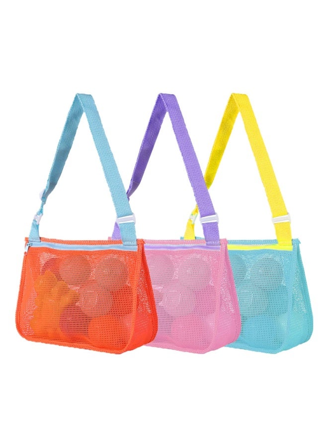 BAIJIN Beach Toy Mesh Bag Kids Shell Collecting Sand Totes For Holding Shells Toys Fun Of Seashell Swimming Accessories Boys And Girls - Image 1