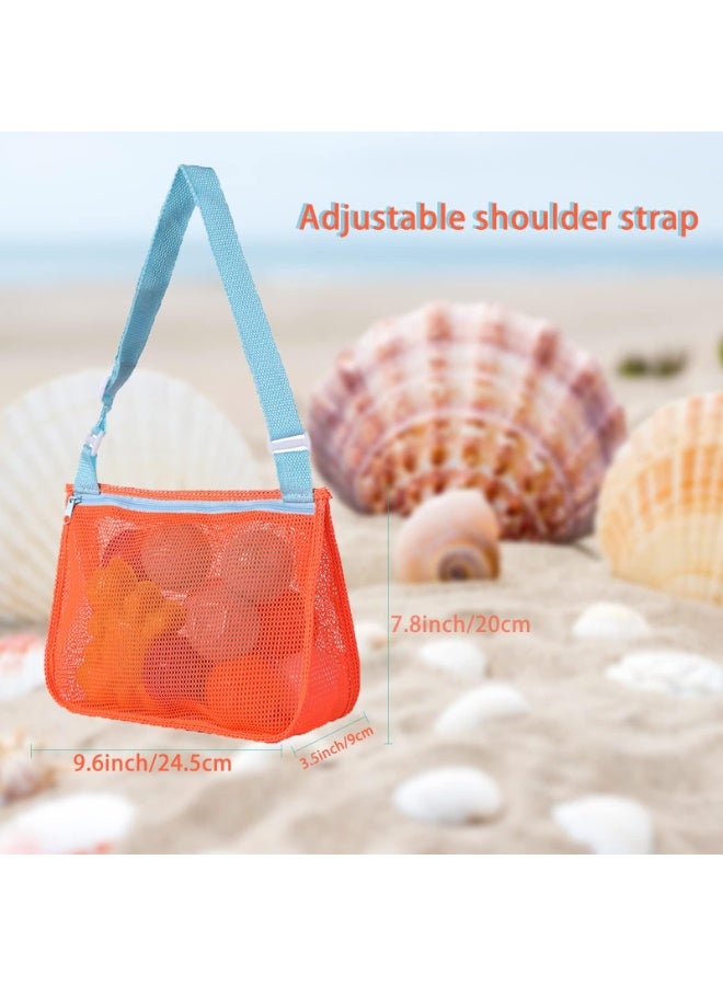 BAIJIN Beach Toy Mesh Bag Kids Shell Collecting Sand Totes For Holding Shells Toys Fun Of Seashell Swimming Accessories Boys And Girls - Image 3