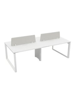 Neo Front Neo Front Face To Face 4 Seater Workstation Desk PC MDF White  - Image 1