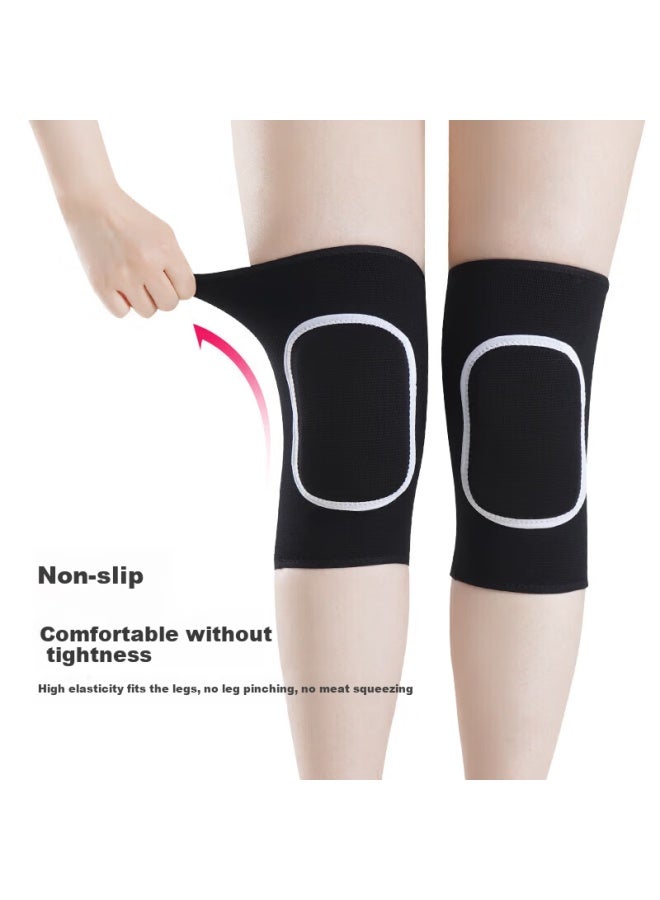 Lac Sports Knee Pads Pair M Size Thickened Sponge Dance Knee Pads For Women Pain Relief Yoga Anti-fall - Image 3