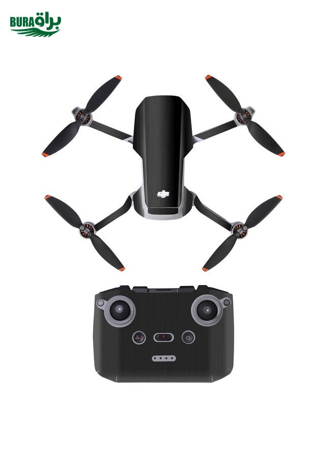 BURAQ Sunnylife MM2-TZ452 For DJI Mini 2 Waterproof PVC Drone Body + Arm + Remote Control Decorative Protective Stickers Set(Drawing Black)  - Image 1