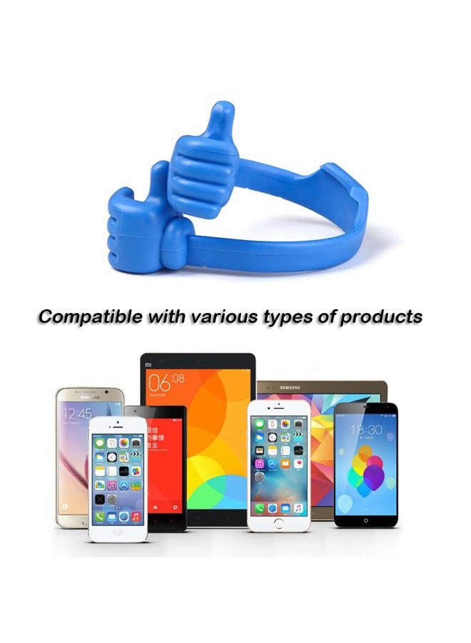 YuCool 4 Packs OK Cell Phone Stands, Adjustable Flexible Phone Holder-Black,Blue,Green,Red - Image 4