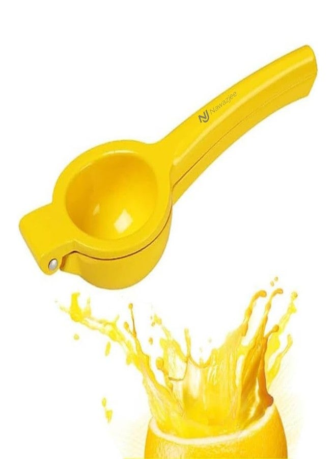 NAWAZJEE Lemon Squeezer Orange Juice Extractor Juicer Handheld Heavy Duty Sturdy Squeezer Lime Press Squeezer Seed Catcher Manual Hand Juicer Citrus Press Easy to Use Effortless - Image 1