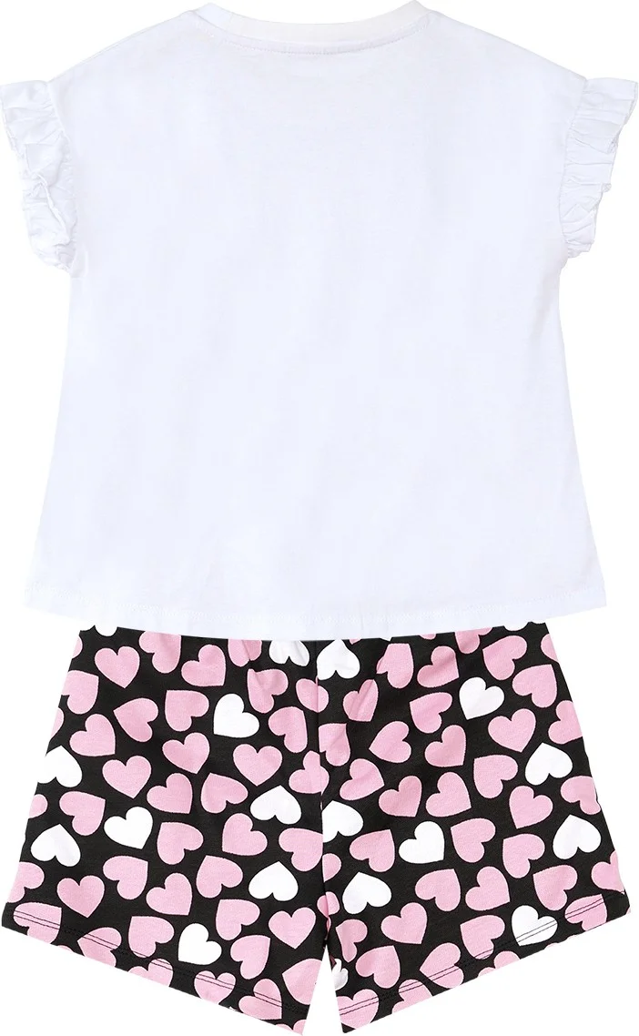 Denokids Sweet Owl Girl T-Shirt Shorts Set