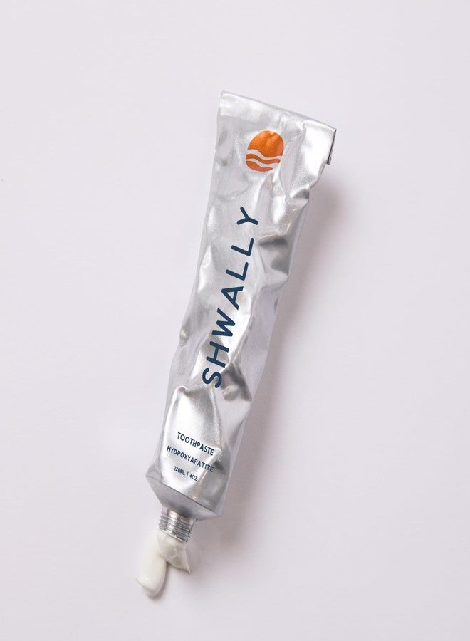 Shwally 30% Hydroxyapatite All Edible Concentrated Toothpaste - 3 Real Flavors, for Sensitive Teet, Kids & Adults - Fluoride, Plastic & Chemical Free - Lasts 3X Longer (Cool Mint, 1 Pack - Image 1