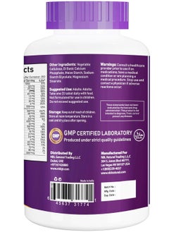 NBL Natural Multivitamin for Men 50 Plus, Multimineral Supplement, Vitamin D3, B-Vitamins and Zinc, Supports Memory and Cognition in Older Adults - 200 Tablets  - Image 3