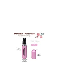 ORiTi ORiTi Easy Refill Travel Perfume Atomizer Bottle - Metallic Pink Visit the Other Store  - Image 5