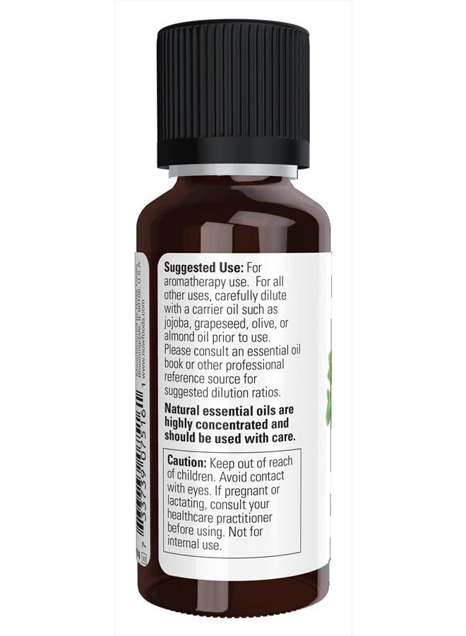 now Essential Oils, Basil Oil, Energizing Aromatherapy Scent, Stream Distilled, 100% Pure, Vegan, Child Resistant Cap, 1-Ounce - Image 3
