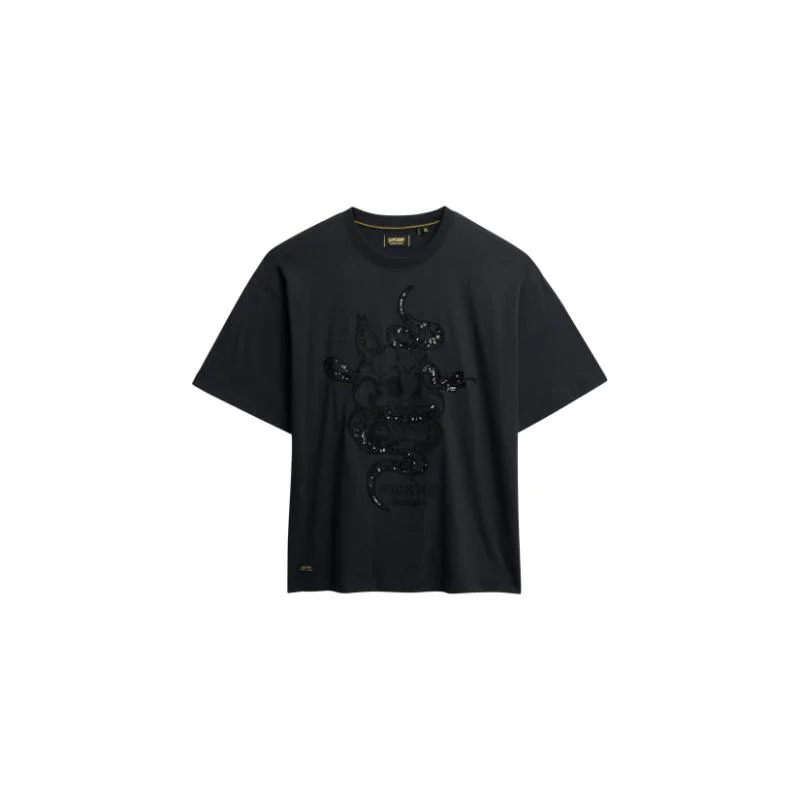Superdry Tattoo Embellished Oversized T-Shirt