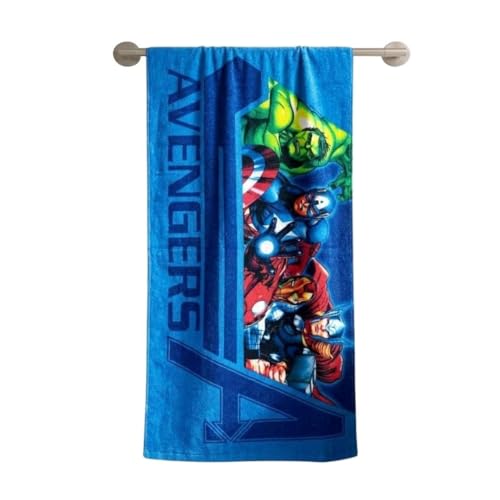 Athom Trendz Athom Living Marvel Blue 350 GSM 100% Cotton Kids Bath Towel 60x120 cm - Image 2