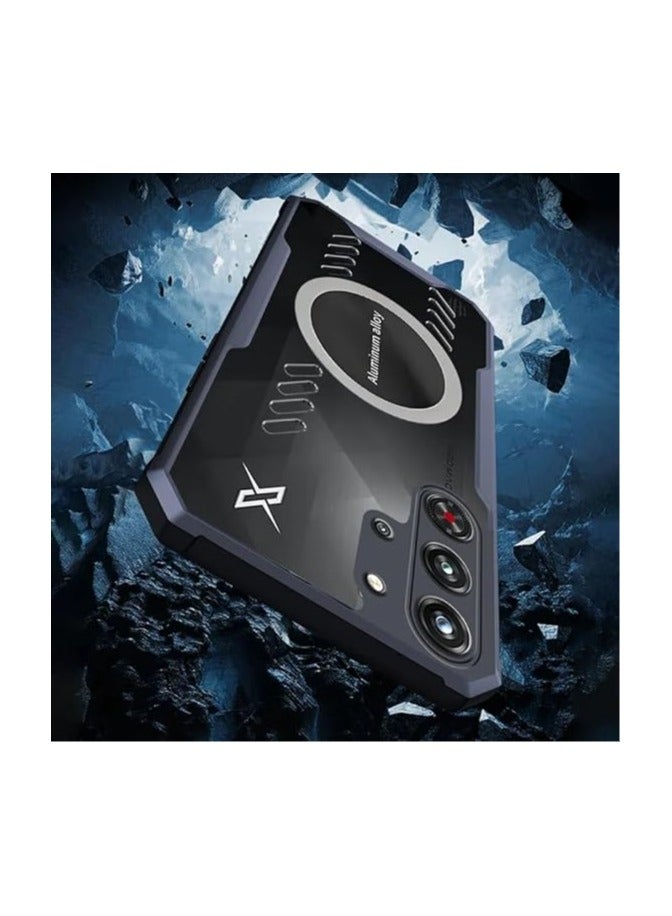 Case for ZTE Nubia Red Magic 10 Pro / 10 Pro Plus, Graphene Heat Dissipation Magnetic Anti-fall Phone Case, Cooling Anti-fingerprint Durable Shockproof Protective Cover - Image 4