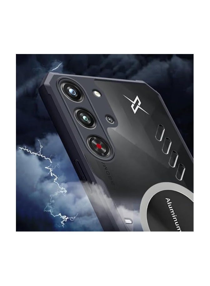 Case for ZTE Nubia Red Magic 10 Pro / 10 Pro Plus, Graphene Heat Dissipation Magnetic Anti-fall Phone Case, Cooling Anti-fingerprint Durable Shockproof Protective Cover - Image 5