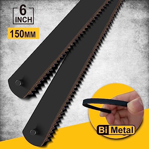 Hanpex 6 in. Mini Hacksaw & mitre Block Set - 150mm Extra Fine Cut Hack Saw with Bi-Metal Blade - Image 3